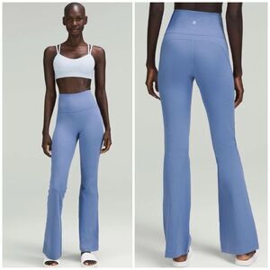 Lululemon Leggings Groove Super High Rise Flared Wide leg Pant Nulu Size 8